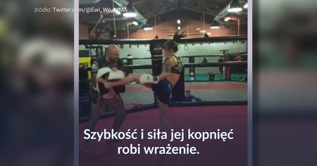 #dziejesiewsporcie: siła i szybkość! Kapitalny pokaz polskiej zawodniczki MMA