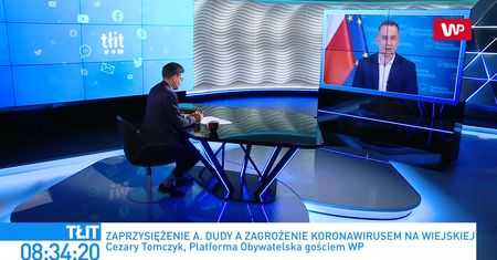 Koronawirus. Cezary Tomczyk: nie zamierzam robić testu. Wyjaśniał, dlaczego