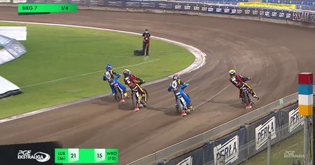 Żużel. Kibice na podnośnikach mogli świętować. Zobacz skrót meczu Motor Lublin - Betard Sparta Wrocław
