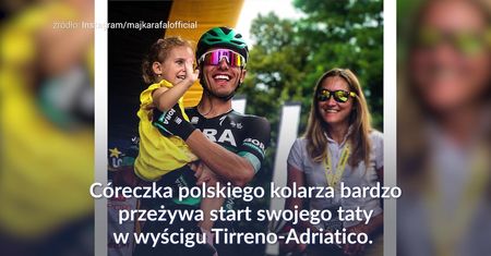 #dziejesiewsporcie: 3,5 latka największą fanką Rafała Majki