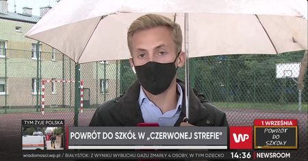 Powrót do szkoły. Reporter WP w czerwonej strefie