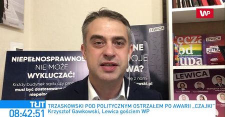 "Czajka" i problemy prezydenta Warszawy. Krzysztof Gawkowski: dowód na upolitycznienie
