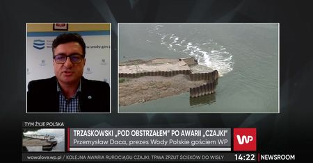 Wody Polskie o awarii Czajki: sytuacja "naprawdę poważna"