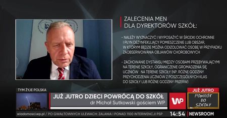 Druga fala koronawirusa a rok szkolny. Dr Sutkowski wie, że to wyzwanie dla lekarzy rodzinnych
