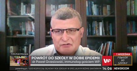 Immunolog o pierwszym dniu szkoły. "To był sprawdzian"