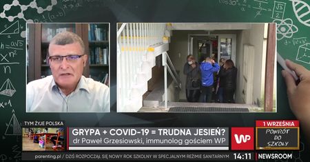 Dr Paweł Grzesiowski o jesiennych infekcjach u uczniów. Leczyć gorączkę i katar na własną rękę?