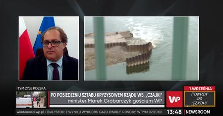 Awaria "Czajki", rząd pomoże. Gróbarczyk: musimy zatamować ścieki