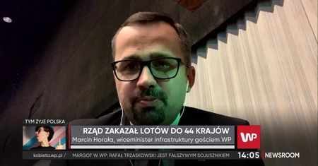 Zakaz lotów, co po 15 września? Minister Horała tłumaczy