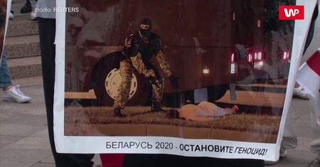 Białoruś. Tłumy w stolicy kraju. Krzyki w stronę Aleksandra Łukaszenki: "odejdź"