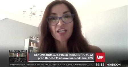 "Rafał Trzaskowski zniknął". Renata Mieńkowska-Norkiene krytycznie o opozycji