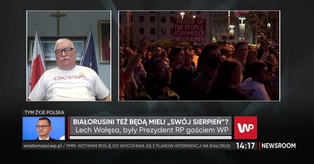 Białoruś. Lech Wałęsa: Przy tak nieodpowiedzialnej władzy protesty mogą zakończyć się rozlewem krwi
