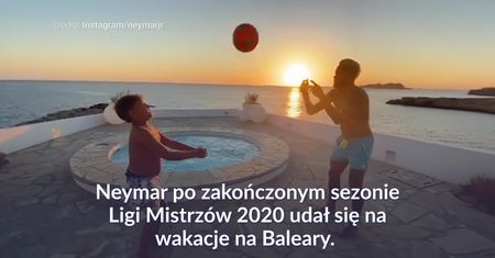 #dziejesiewsporcie: Neymar trzyma formę nawet na wakacjach