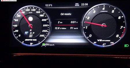 Mercedes-Benz G63 AMG 4.0 V8 585 KM (AT) - pomiar zużycia paliwa