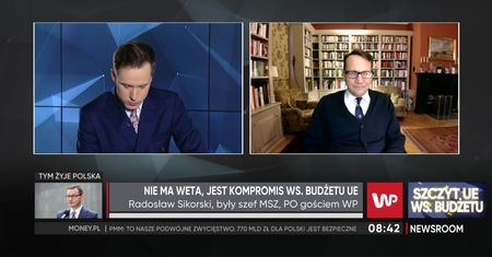 Szczyt UE. Radosław Sikorski ostro: "Mateuszowi Morawieckiemu dano dup*** przed Jarosławem Kaczyńskim i ziobrystami"