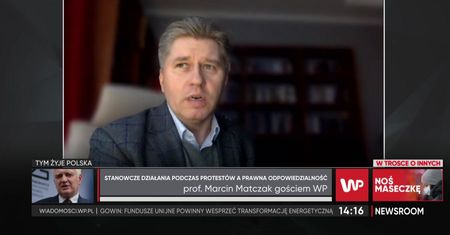 Prof. Marcin Matczak komentuje działania policji na strajkach. "Niegodne tej służby"