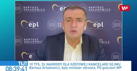 Premia dla szefowej Kancelarii Sejmu. Ostry komentarz Bartosza Arłukowicza