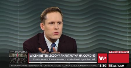 Koronawirus. Chory wiceminister samowolnie wziął amantadynę. "Stan wyższej konieczności"