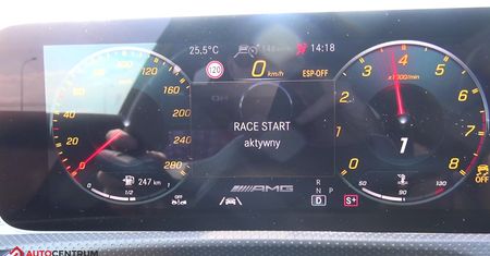 Mercedes-Benz A35 AMG 2.0 306 KM (AT) - acceleration 0-100 km/h