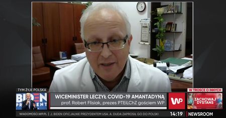 Prof. Flisiak o leczeniu COVID-19: "Brak jakichkolwiek przesłanek na skuteczność amantandyny"
