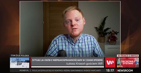 Łukasz Krasoń o sytuacji osób niepełnosprawnych w Polsce. "Dziś każdy może wejść w nasze buty"