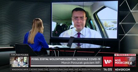 Poseł PiS pracuje na oddziale covidowym. Marcin Porzucek odpowiedział na apel szpitala