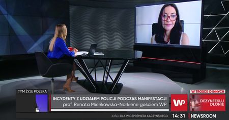 Barbara Nowacka spryskana gazem. "Odpowiedzialność ponosi Kaczyński i Morawiecki"