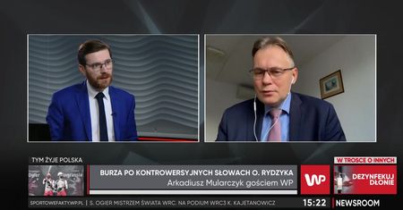 Burza po słowach o. Rydzyka w studiu WP. Mularczyk broni duchownego