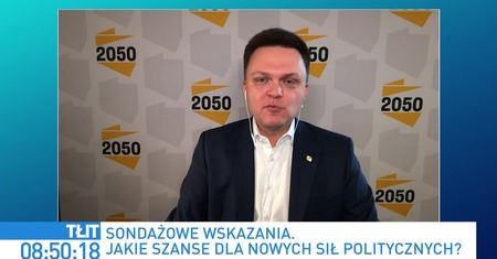 Obiecujący sondaż. Jest reakcja Szymona Hołowni
