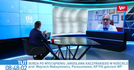 Burza po przemówieniu Jarosława Kaczyńskiego. Wojciech Maksymowicz i Michał Szczerba komentują