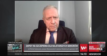 Koronawirus w Polsce. Dr Michał Sutkowski przeprasza seniorów stojących na mrozie