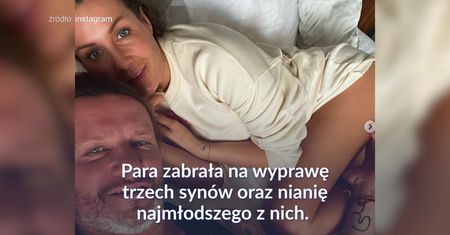 Rozenek pokazała nianię Henia. Są razem na wakacjach