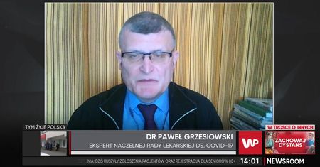 Grzesiowski: "Zabezpieczenie drugiej dawki to działanie bardzo asekuracyjne"