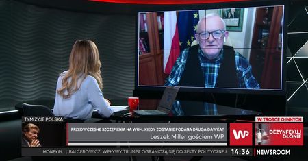 Szczepionka na COVID-19. Leszek Miller zdradził, jak się czuje po szczepieniu