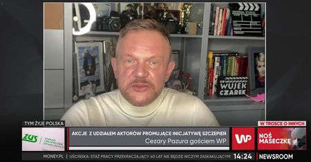 Cezary Pazura nie wiedział o szczepieniu brata. Dowiedział się o tym od WP