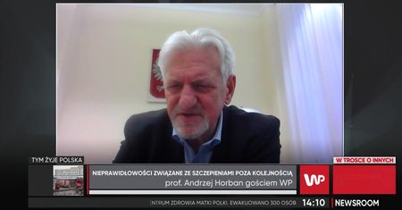 Szczepionka na COVID. Prof. Andrzej Horban o zaszczepionych poza kolejnością celebrytach