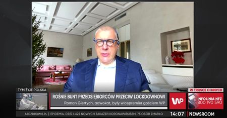 Roman Giertych: kibicuję pozwom przedsiębiorców, zostali skrzywdzeni