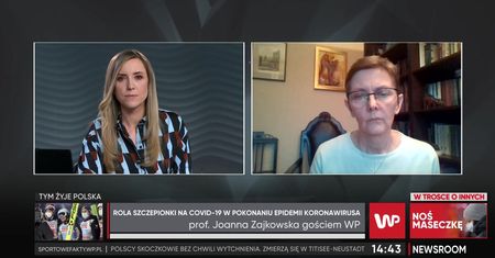 Prof. Zajkowska: tempo szczepienia przyspieszy