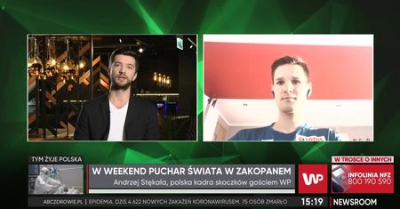 Skoki. Andrzej Stękała uspokaja kibiców. "Z kolanem jest dużo lepiej. To efekt przemęczenia"