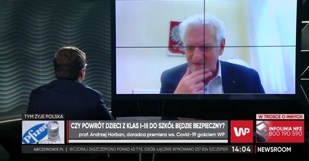 Powrót do szkoły. Prof. Andrzej Horban uspokaja rodziców dzieci klas I-III