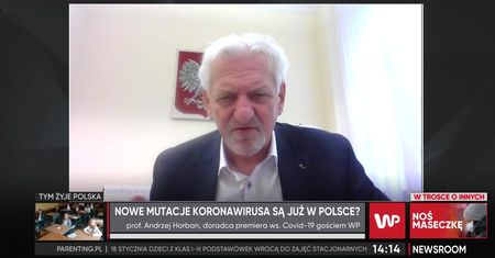 Brytyjska mutacja koronawirusa jest już w Polsce? Prof. Horban o badaniach