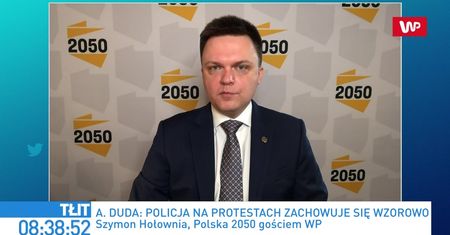 Szymon Hołownia zdumiony słowami Andrzeja Dudy. "Nierozumny upór"