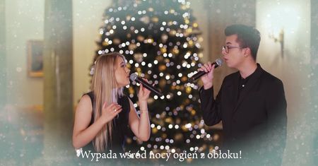 Kolęda "Z narodzenia Pana" - Miłosz Mogielski i Michalina Lipińska