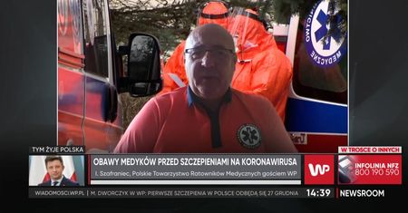 Połowa ratowników nie chce się szczepić? Ireneusz Szafraniec mówi, dlaczego