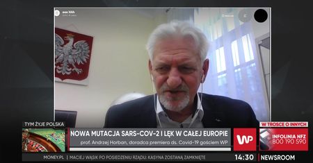 Koronawirus. Prof. Horban o nowej mutacji SARS-CoV-2: "Niewykluczone, że właśnie do nas przyleciał na święta"