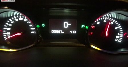 Peugeot 308 1.2 PureTech 110 KM (MT) - acceleration 0-100 km/h