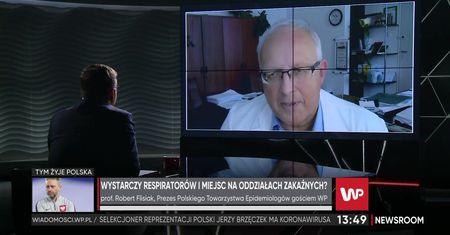 Koronawirus. Zabraknie łóżek? Prof. Robert Flisiak: "funkcjonujemy na granicy możliwości"
