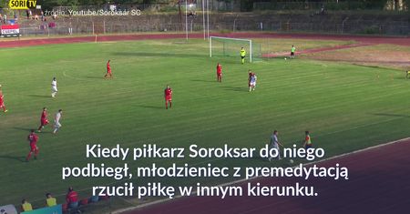 #dziejesiewsporcie: zachowanie chłopca od piłek hitem netu