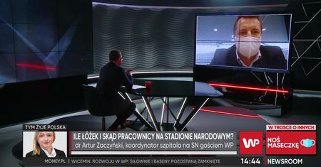 Szpital na Stadionie Narodowym. "Przygotowujemy się na czarny scenariusz"