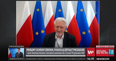 Prof.Horban o szpitalach tymczasowych: "To jest medycyna wojenna"