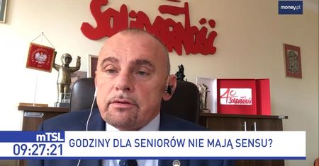 Godziny dla seniora. Szef handlowej "Solidarności" wycofuje się z poprzedniego stanowiska